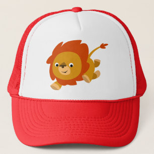 Cute Fast Cartoon Lion Hat