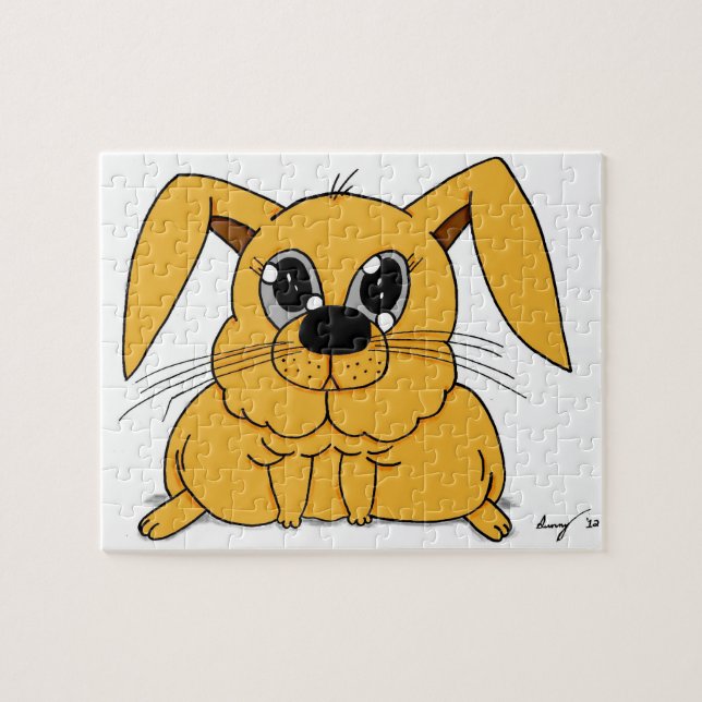 Cute Fat Bunny Puzzle (Horizontal)