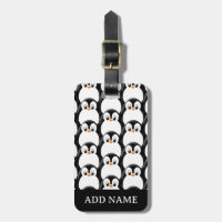 Cute Fat Penguin All Over Print Pattern