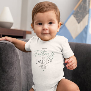 Cute Fathers Day Baby Baby Bodysuit