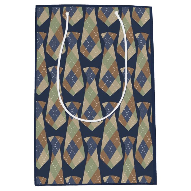 Cute Father's Day   Medium Gift Bag (Front)