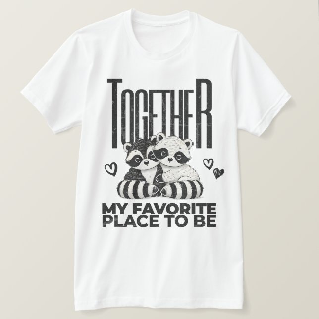 Cute Favourite Place To Be Valentines Shirt (Design Front)