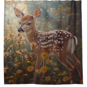 Cute Fawn in the Forest