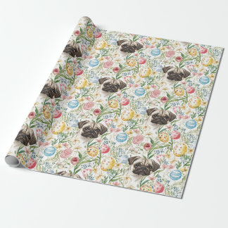 Cute fawn pugs adorable dog  wrapping paper