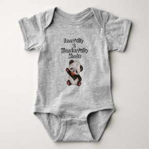 Cute Fearfully And Wonderfully Made     Baby Bodysuit