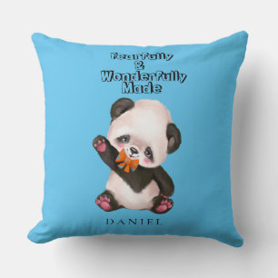 Cute Fearfully And Wonderfully Made Throw Pillow