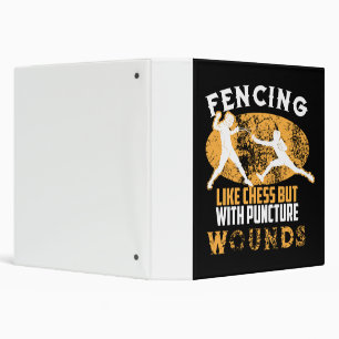 Cute Fencing Like Chess But With Puncture Wounds Binder