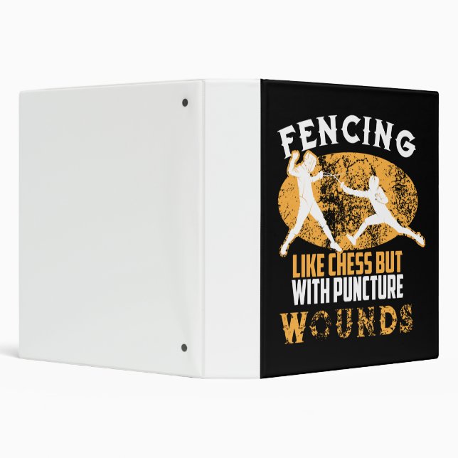 Cute Fencing Like Chess But With Puncture Wounds Binder (Background)