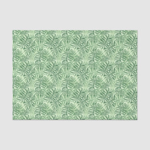 cute fern leaf tiled pattern  tissue paper