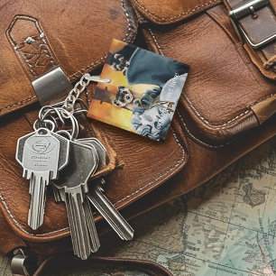 Cute Ferret Keys Cherub Keychain