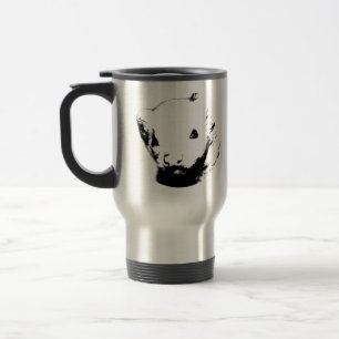 Cute Ferret Picture Travel Mug