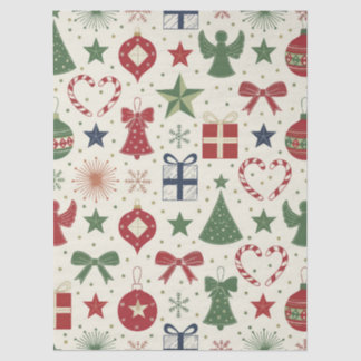 Cute Festive Holiday Pattern Wrapping Paper