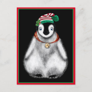 Cute festive holiday Penguin 