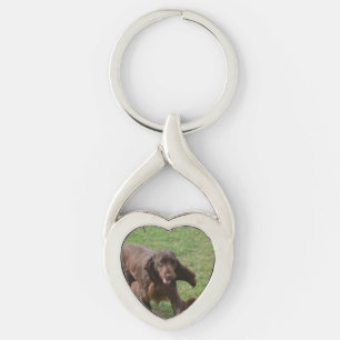 Cute Field Spaniel Keychain
