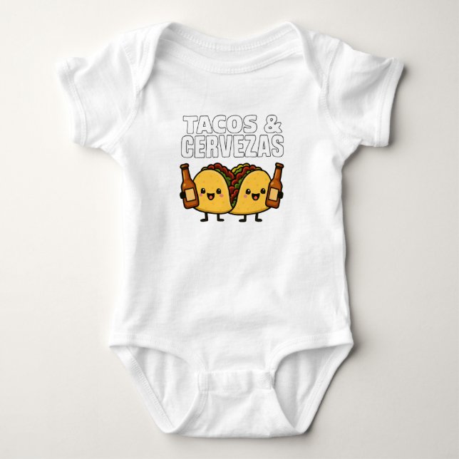 Cute Fiesta Baby Bodysuit (Front)