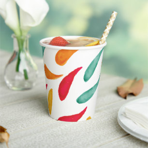Cute Fiesta Birthday Paper Cups