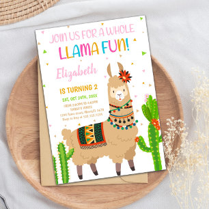 Cute Fiesta Party Card for Kids or Toddlers