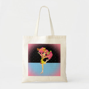 Cute Figure Skater Iceskating girl personalized Tote Bag