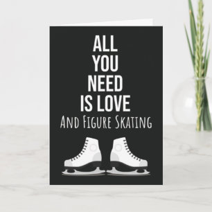 Cute Figure Skating Cards Skater Winter Sports Ice