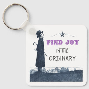 Cute Find Joy in the Ordinary Keychain
