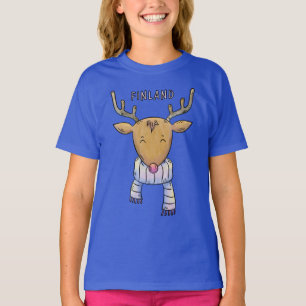 Cute Finland Reindeer shirts & jackets