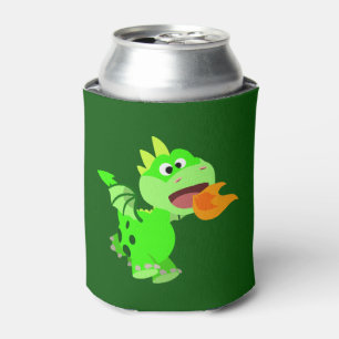 Cute Fire-Spitting Cartoon Baby Dragon Can Cooler