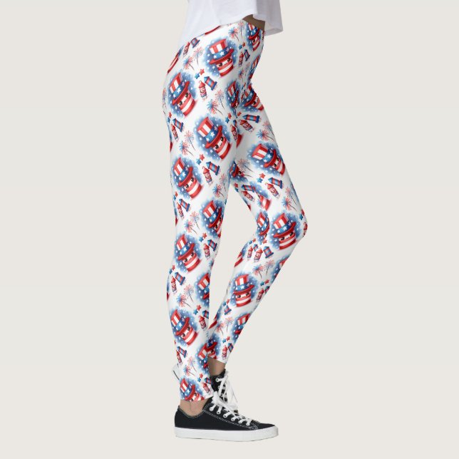 Cute Firecrackers  Leggings (Right)