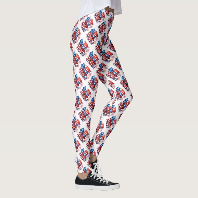 Cute Firecrackers  Leggings (Right)