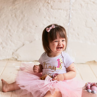 Cute First Birthday Girl Bunny
