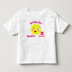 Cute First Birthday Special Personalized Toddler T-shirt
