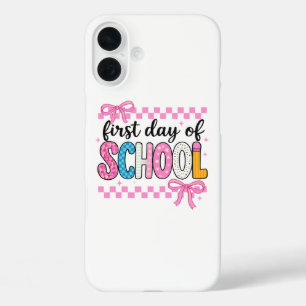 Cute First Day of School Design iPhone 16 Plus Case