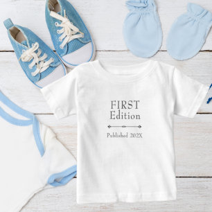 Cute First Edition Customizable Baby T-Shirt