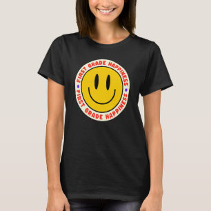 Cute First Grader 1st Grade Teacher Cute Back To S T-Shirt