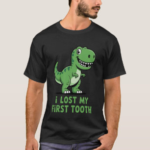 Cute First Lost Tooth Design for Boys Men Lost Fir T-Shirt