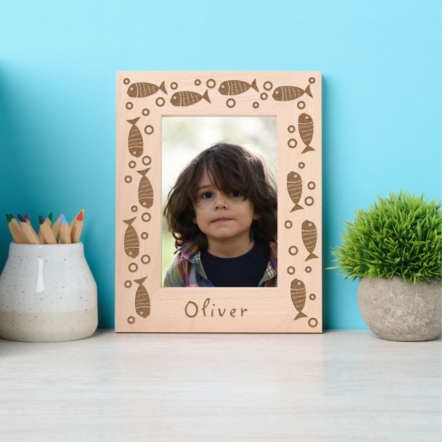 Cute fish and bubbles etched frames (Creator Uploaded)