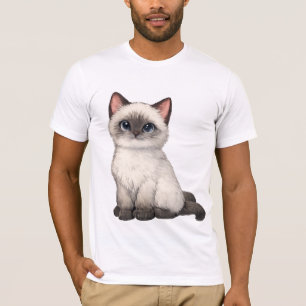 Cute Fish Bowl Kitten T-Shirt