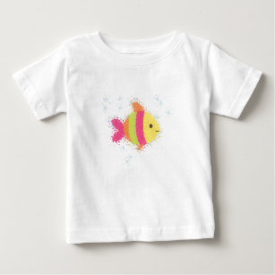 Cute Fish Cartoon Baby T-Shirt