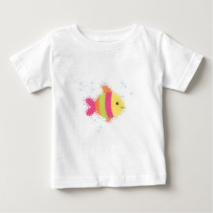 Cute Fish Cartoon Baby T-Shirt