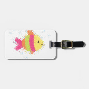 Cute Fish Cartoon Luggage Tag