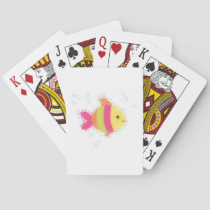 Cute Fish Cartoon Playing Cards