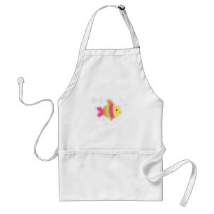 Cute Fish Cartoon Standard Apron