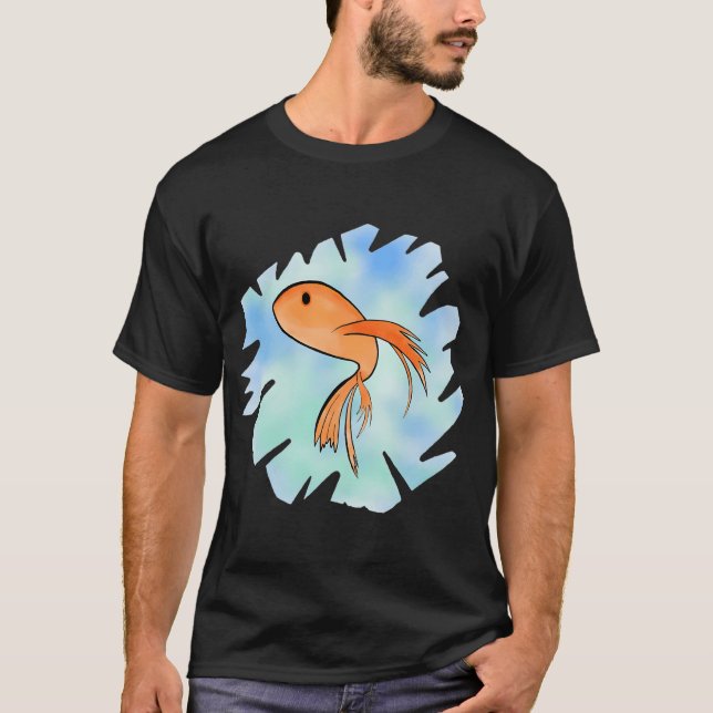 Cute Fish Design T-Shirt (Front)