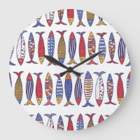 Cute Fish Illustration: Kids Seamless Background
