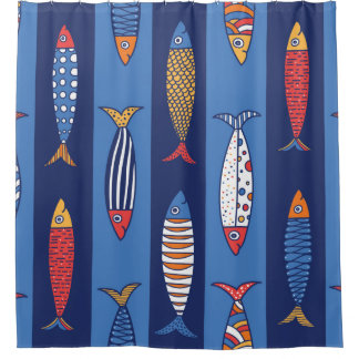 Cute fish. Kids background. Seamless pattern