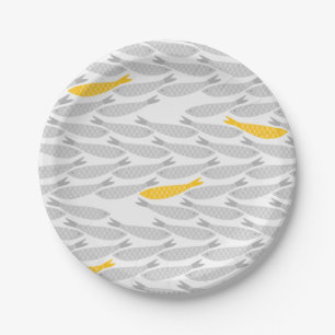 Cute Fish Paper Plates