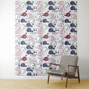 Cute Fish Pattern tapestries