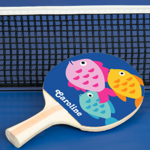 Cute fish ping pong paddle for table tennis