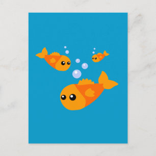 Cute Fish Postcard