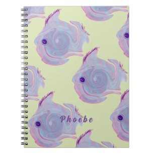 Cute Fish Spiral Photo Notebook