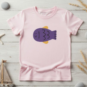 Cute Fish T-Shirt - Trendy Tee for Teen Girls